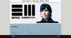 Desktop Screenshot of ericmartin.com